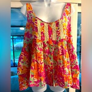 Free people colorful top